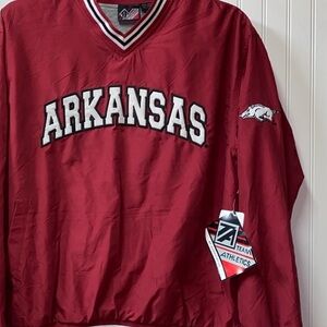 90s Arkansas Razorbacks Pullover M Vintage NWT Basketball Football 1990s